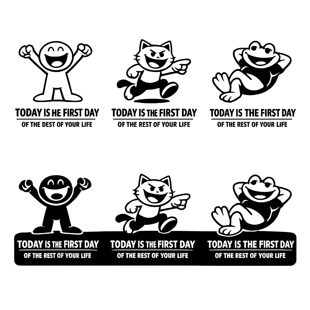 Today is the First Day of the Rest of Your Life