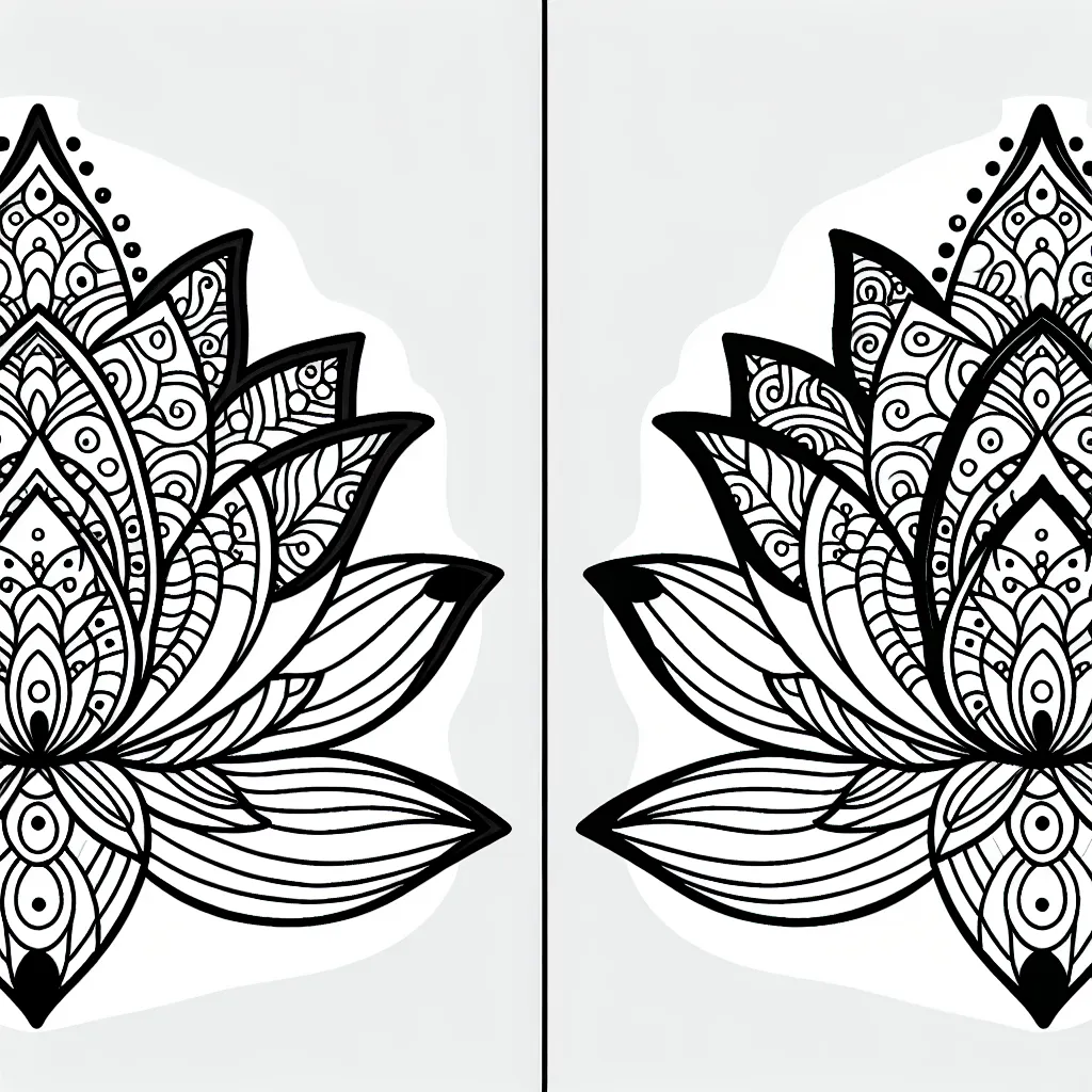 lotus zentangle