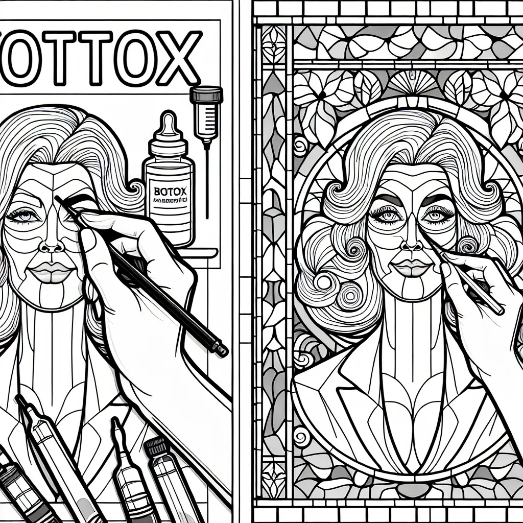Botox vintage satirical magazine advertisement 