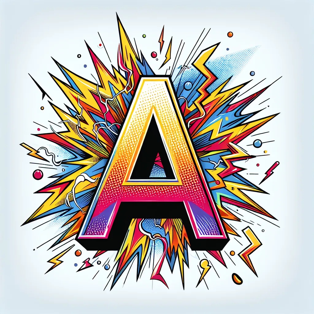 The letter "A"